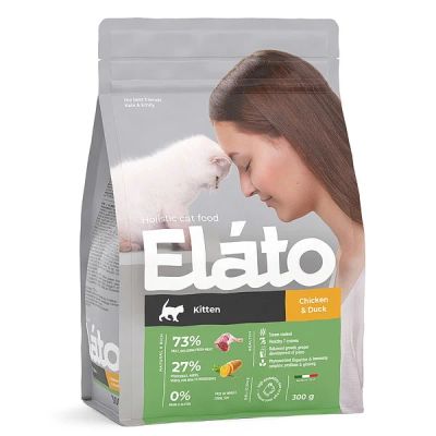 Лот: 18392692. Фото: 1. Elato Holistic д/котят 300г сухой... Корма