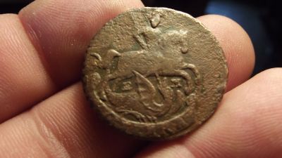 Лот: 11603952. Фото: 1. Редкость! 1 копейка 1796 года... Россия до 1917 года