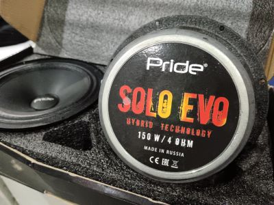 Лот: 25031785. Фото: 1. Пара Pride Solo Evo 150W 6.5... Акустика автомобильная