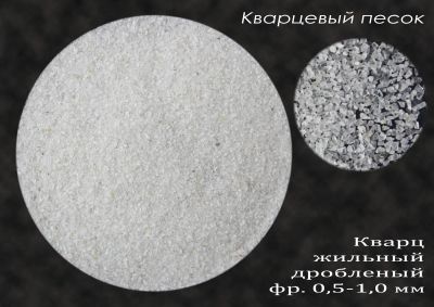 Лот: 8439704. Фото: 1. Песок кварцевый 0,5-1,0мм (1кг... Грунты, украшения, наполнения