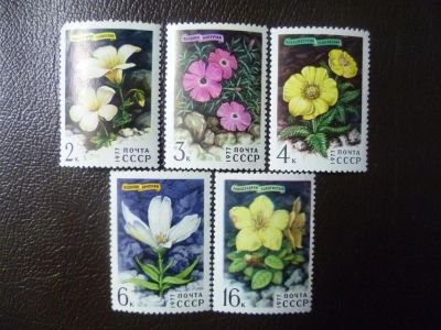 Лот: 3642029. Фото: 1. 1977,май.Цветы гор Сибири. Марки