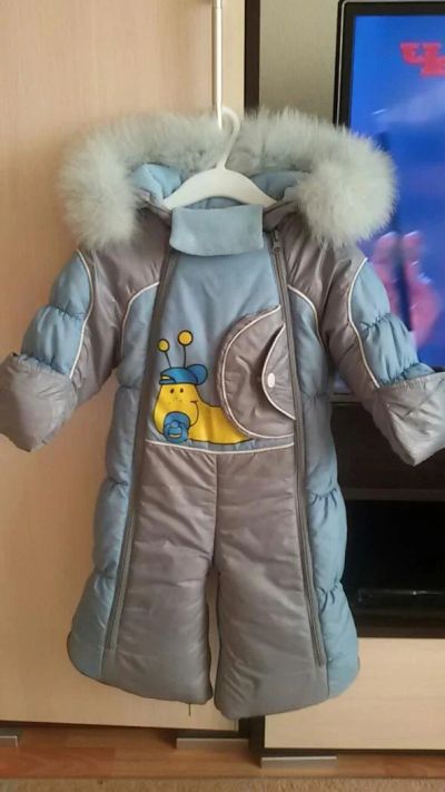 Лот: 7227132. Фото: 1. Комбинезон зимний детский (Подкладка... Костюмы, пиджаки, комбинезоны