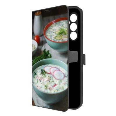 Лот: 25542183. Фото: 1. Чехол Krutoff Eco Book "Окрошка... Чехлы, бамперы