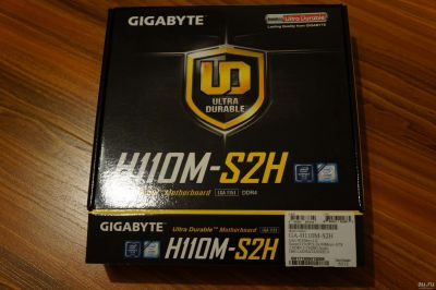 Лот: 14553071. Фото: 1. Gigabyte H110M S2H. Материнские платы