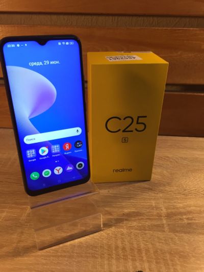 Лот: 19210685. Фото: 1. Смартфон realme C25S 4/128 гб... Смартфоны