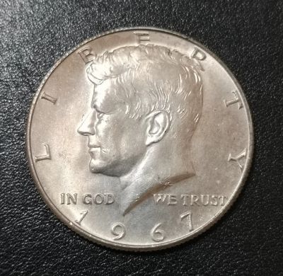 Лот: 22165455. Фото: 1. 50 центов 1967 года. США. Kennedy... Америка