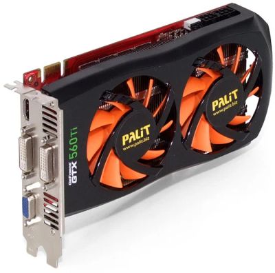 Лот: 10902672. Фото: 1. GeForce GTX 560 ti Sonic edition... Видеокарты