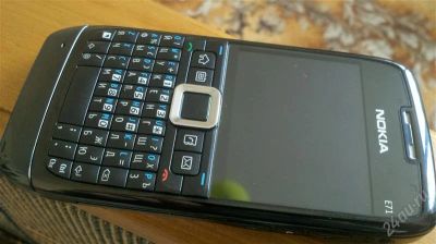 Лот: 917658. Фото: 1. Nokia E71 черный. Смартфоны