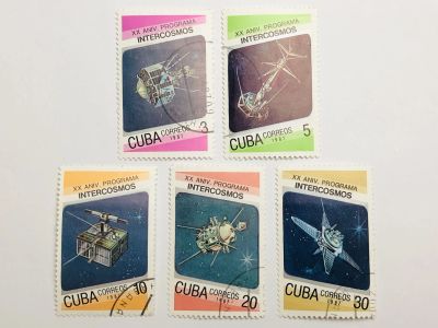 Лот: 23316370. Фото: 1. Космические аппараты. День космонавтики... Марки