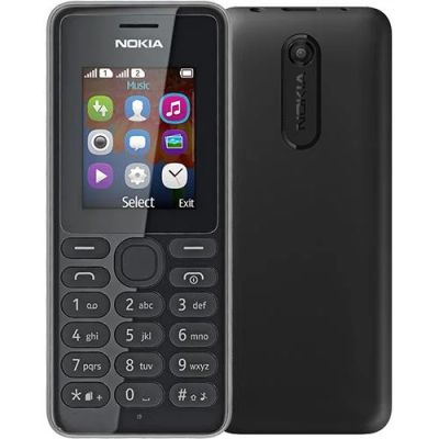 Лот: 6655980. Фото: 1. Сотовый телефон Nokia 108 чёрный... Кнопочные мобильные телефоны