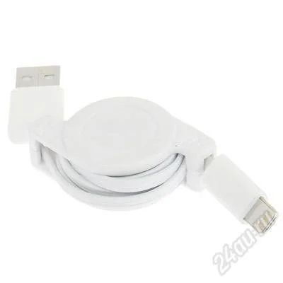 Лот: 3135548. Фото: 1. USB кабель для iPhone 5/new iPod... Дата-кабели, переходники
