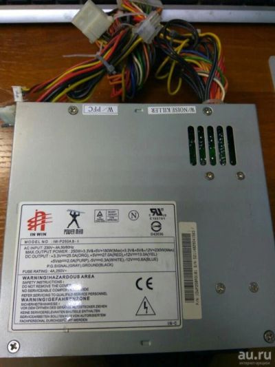 Лот: 9628550. Фото: 1. Блок питания ATX 250W IW-p250A3-1... Корпуса, блоки питания