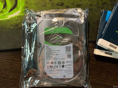 Лот: 17761591. Фото: 1. 4TB HDD Seagate Barracuda 3.5... Жёсткие диски (HDD)