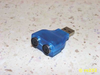 Лот: 723732. Фото: 1. Переходник USB - ps/2 для коавиатуры... Другое (периферия)