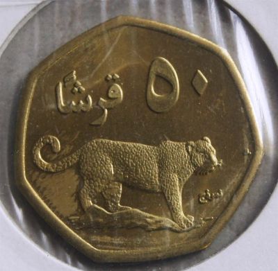 Лот: 3935626. Фото: 1. Палестина. 50 милс 2010 г. Леопард... Ближний восток