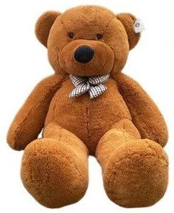 Лот: 3067956. Фото: 1. Плюшевый мишка Коричневый. Мягкие