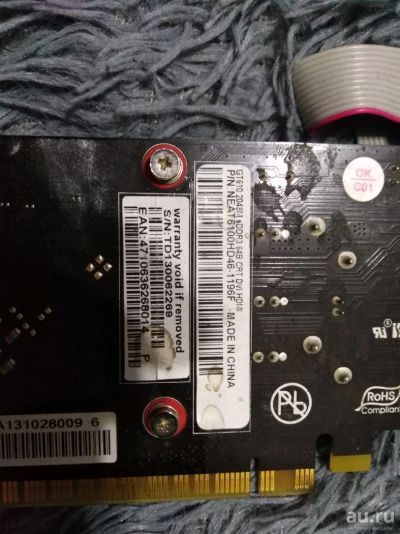 Лот: 13031950. Фото: 1. Видеокарта Palit GeForce GT610... Видеокарты