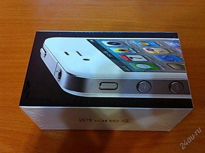 Лот: 1100515. Фото: 1. новый iPhone 4 White (neverlock... Кнопочные мобильные телефоны