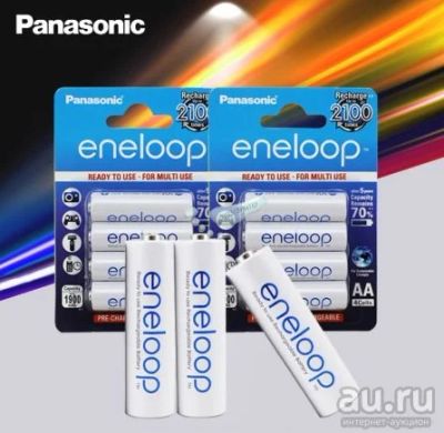 Лот: 15645018. Фото: 1. Panasonic Eneloop Pro 1,2 в AA... Батарейки, аккумуляторы, элементы питания