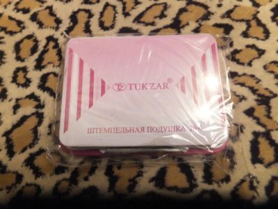 Лот: 4914674. Фото: 1. Штемпельная подушка фиолетовая... Печати, штампы, оснастки