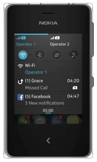 Лот: 6676451. Фото: 1. Nokia Asha 500 Dual Sim. Смартфоны