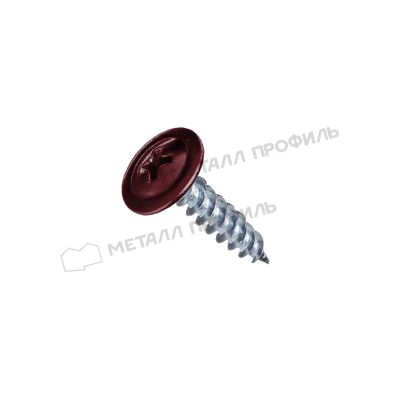 Лот: 24029037. Фото: 1. Саморез 4,2х16 RAL 3005 (красное... Крепёж