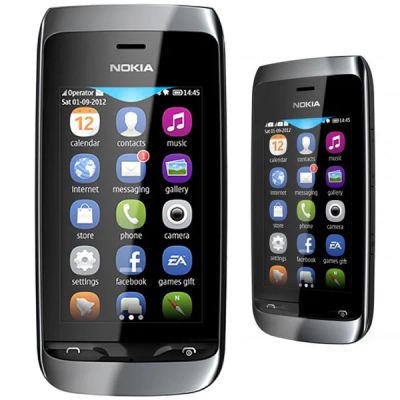 Лот: 3397072. Фото: 1. Nokia Asha 309 полный комплект. Кнопочные мобильные телефоны