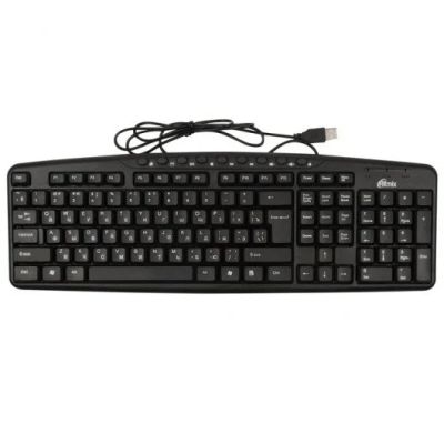 Лот: 25238877. Фото: 1. Клавиатура RITMIX RKB-141, USB... Клавиатуры и мыши