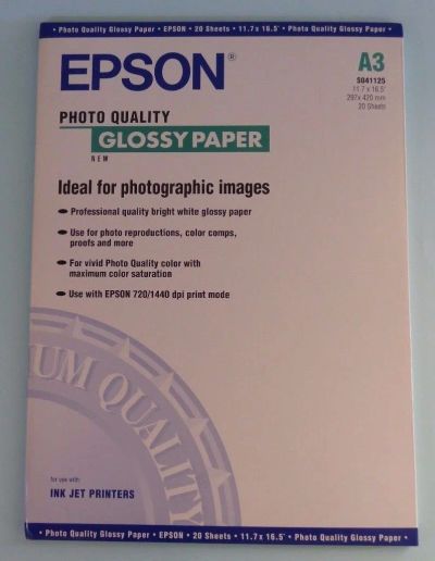 Лот: 19075533. Фото: 1. Фотобумага Epson Photo Quality... Картриджи, расходные материалы