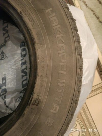Лот: 11309948. Фото: 1. Шины зимние Nokian Hakkapeliitta... Шины