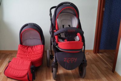 Лот: 4156987. Фото: 1. коляска tutis zippy (2 в 1). Коляски