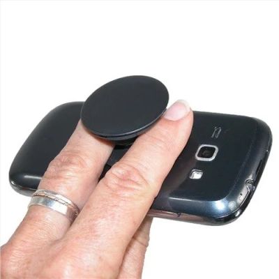 Лот: 12887684. Фото: 1. Popsocket G-76 (черный). Защитные стёкла, защитные плёнки