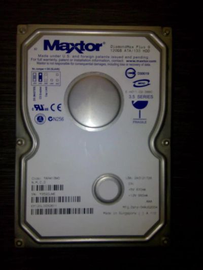 Лот: 6173013. Фото: 1. Жесткий диск HDD 120Гб Maxtor... Жёсткие диски (HDD)