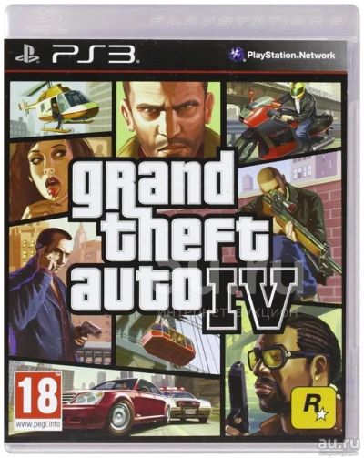 Лот: 24847038. Фото: 1. GTA 4 [GTA IV]. Лицензионный диск... Игры для консолей