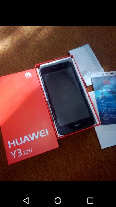 Лот: 20663275. Фото: 1. Смартфон Huawey Y3 2017 В ремонт. Смартфоны
