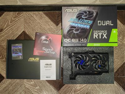 Лот: 24812781. Фото: 1. Видеокарта ASUS GeForce RTX 3050... Видеокарты