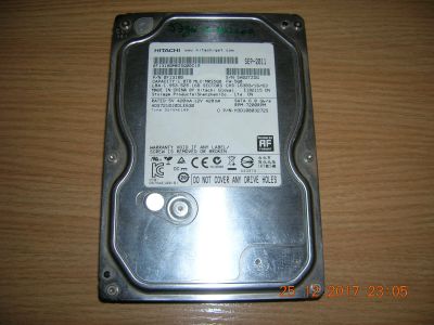 Лот: 12848446. Фото: 1. Бэдный HDD Hitachi 1Tb(д). Жёсткие диски (HDD)