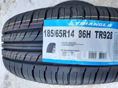 Лот: 25116509. Фото: 1. Летняя резина 185/65 R-14 "Triangle... Шины