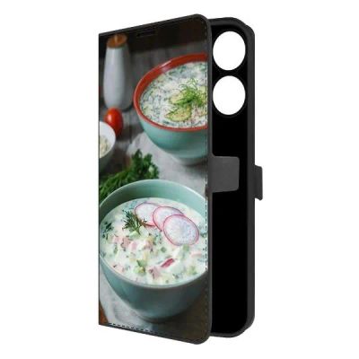 Лот: 25543062. Фото: 1. Чехол Krutoff Eco Book "Окрошка... Чехлы, бамперы