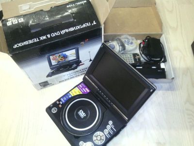 Лот: 6524091. Фото: 1. Portable DVD LCD TV 715D. Медиаплееры