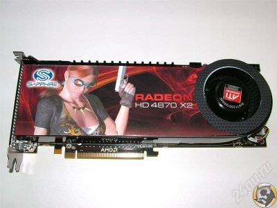 Лот: 683250. Фото: 1. Sapphire Radeon HD 4870 X2 2Gb... Видеокарты