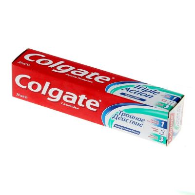 Лот: 24088008. Фото: 1. Зубная паста Colgate, Тройное... Уход за полостью рта