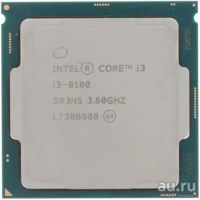 Лот: 17829213. Фото: 1. Процессор Intel Core i3-8100 OEM... Процессоры