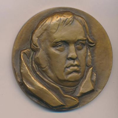 Лот: 15960089. Фото: 1. СССР Медаль 1977 Крылов И.А. Медальер... Памятные медали