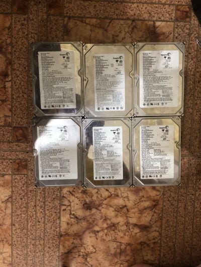 Лот: 16912802. Фото: 1. 6 жестких дисков Seagate IDE. Жёсткие диски (HDD)