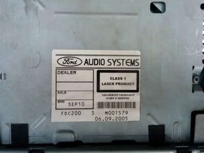 Лот: 3934393. Фото: 1. Ford Audio System 6000 CD. Автомагнитолы