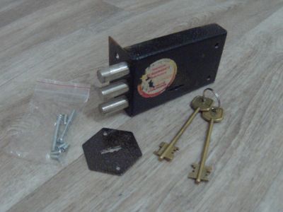 Лот: 4440298. Фото: 1. Замок сувальдный б/у. Замки