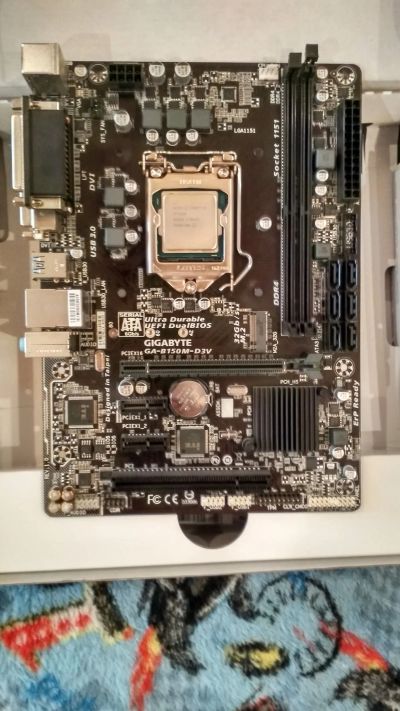 Лот: 11932581. Фото: 1. Intel core i3 6100 + Gigabyte... Комплекты запчастей