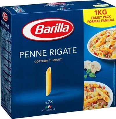 Лот: 3068521. Фото: 1. Barilla Penne rigate N.73 Паста... Крупы, сыпучие продукты