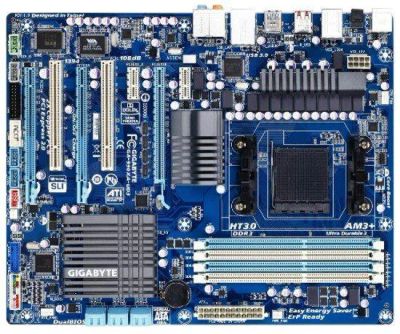 Лот: 4653925. Фото: 1. Мат.плата SocAM3 AMD990 Gigabyte... Материнские платы